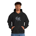 Gothic 'GR' Ice Script Hoodie — Vintage Dark Streetwear Pullover