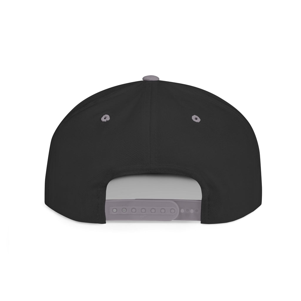 Ghost Ryder Flat Bill Snapback Hat — Gothic Streetwear Embroidered Cap
