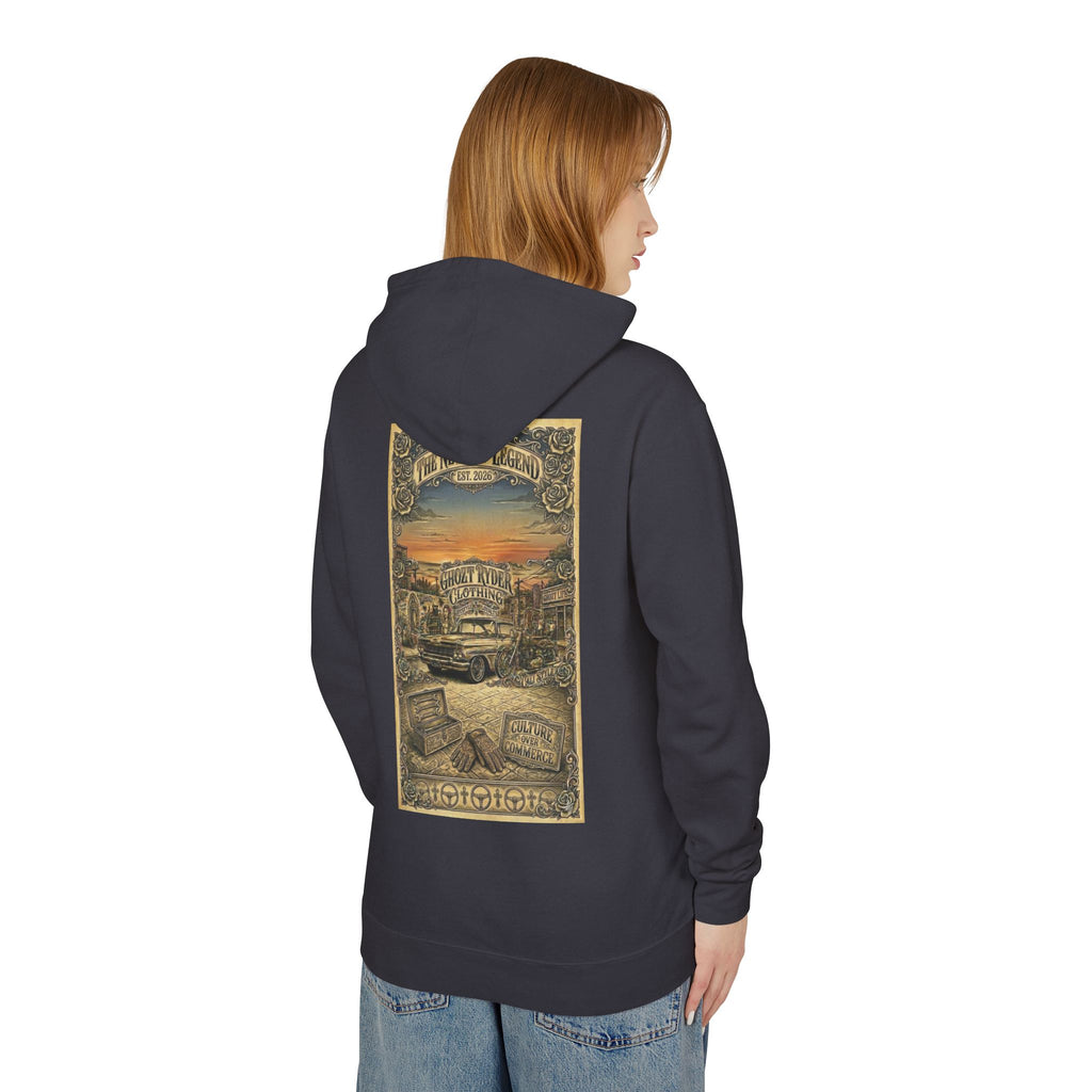 Vintage Car Club Hoodie — California G&R Classic Car Print