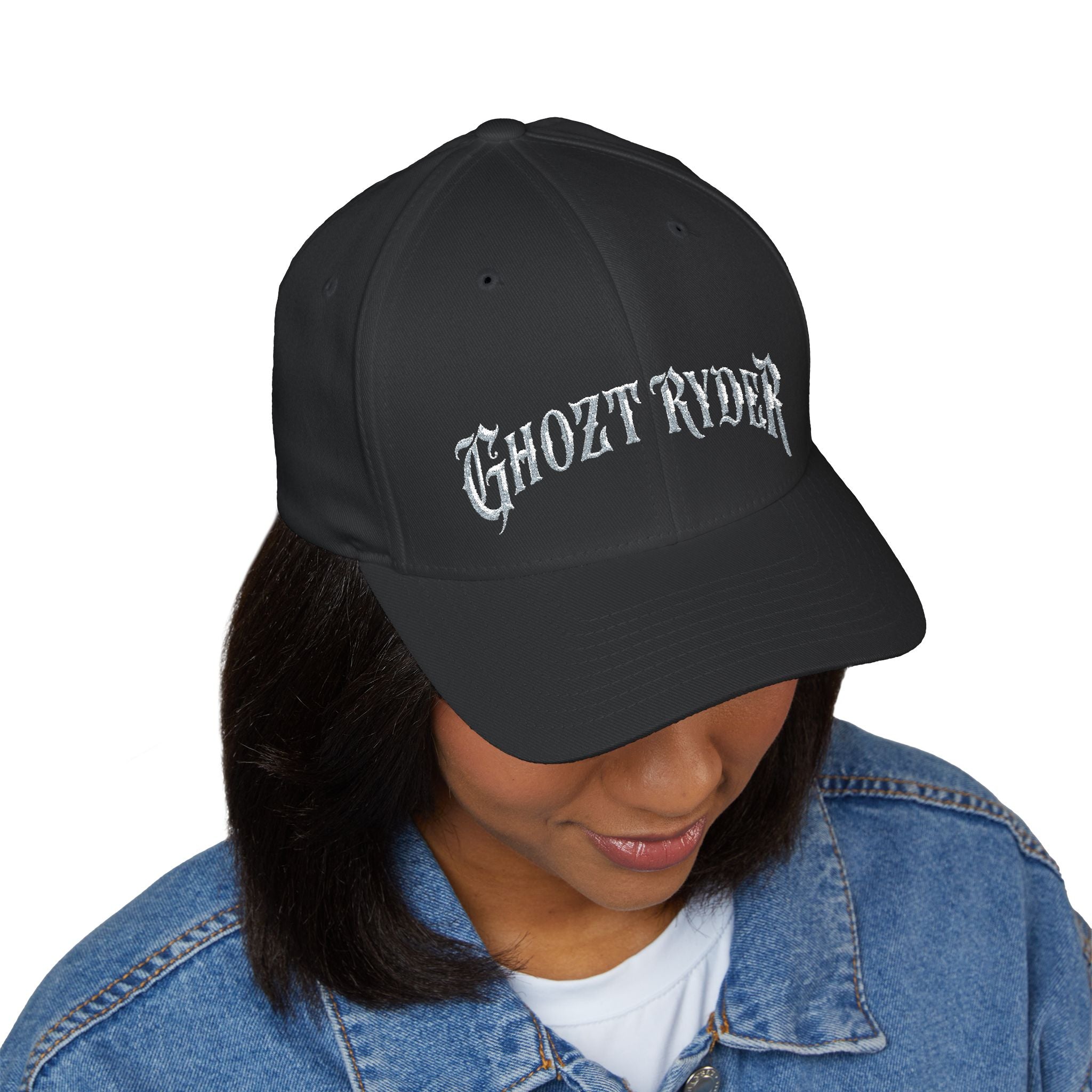 Embroidered Ghozt Ryder Flex Fit Cap
