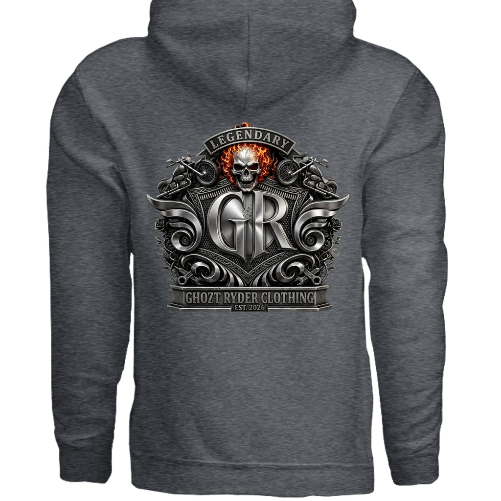 DARK HEATHER - G185 - BACK