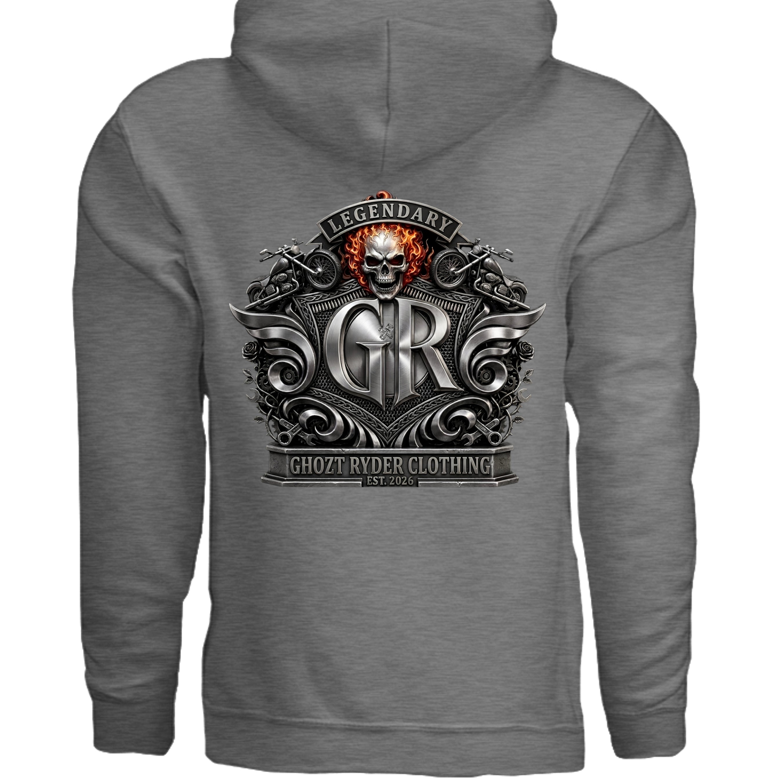 GRAPHITE HEATHER - G185 - BACK